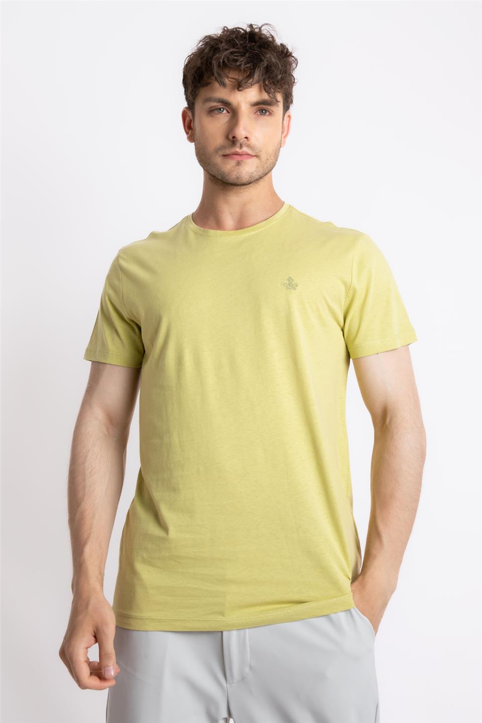 ADAM BOXESAdam Boxes Erkek/Unisex O-Yaka T-shirt Premiver - Açık Haki