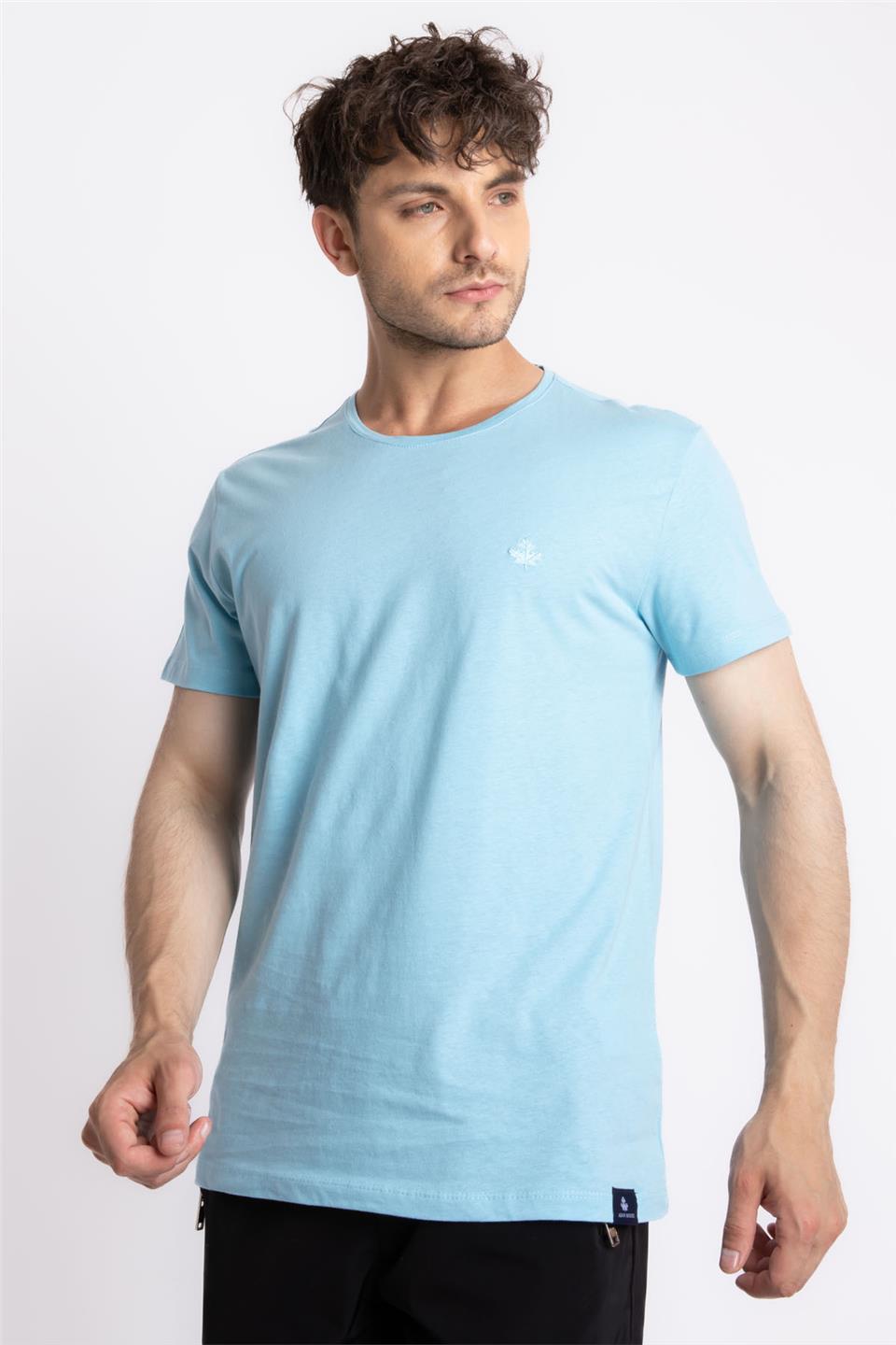 ADAM BOXESAdam Boxes Erkek/Unisex O-Yaka T-shirt Premiver - Açık Mavi