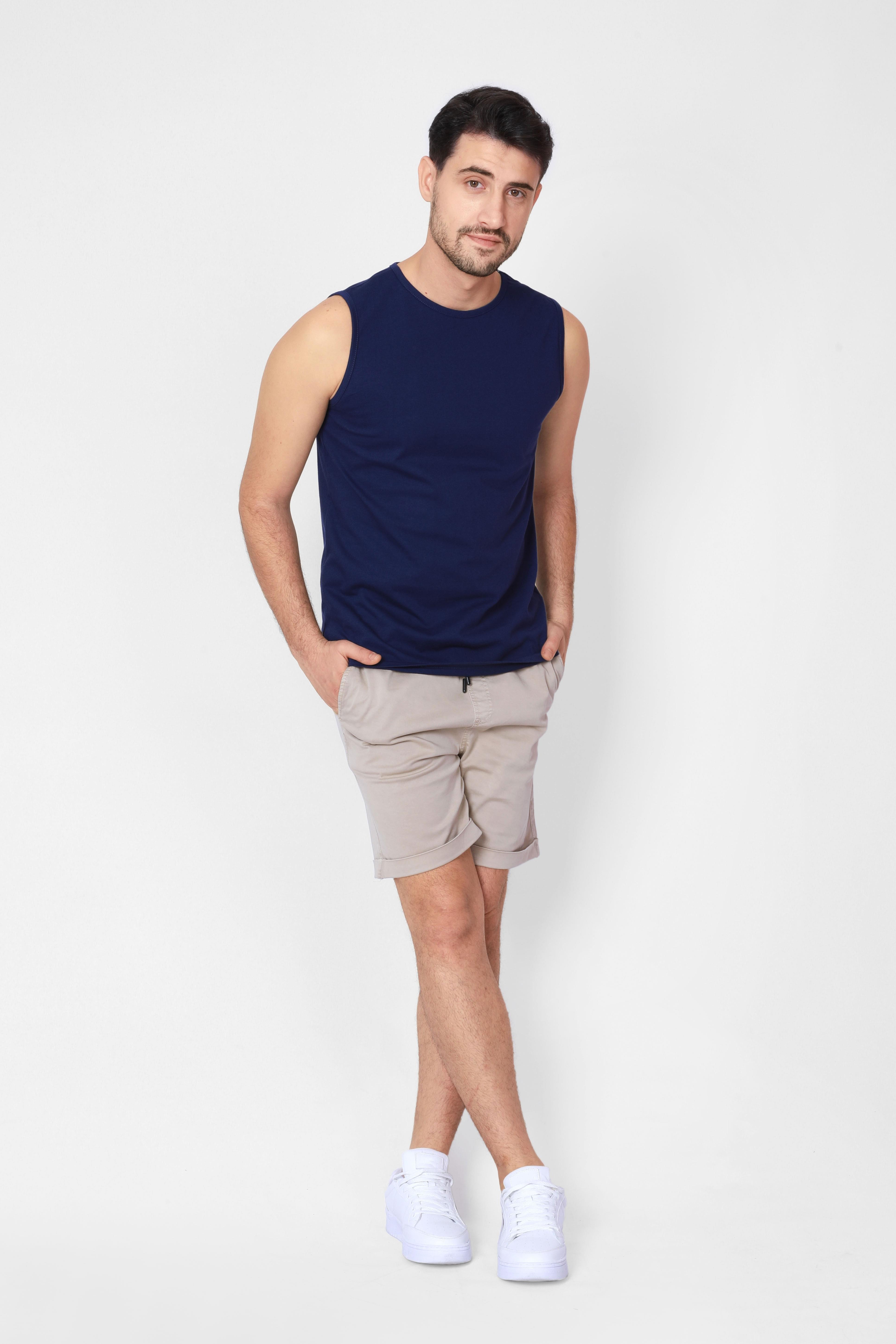 ADAM BOXESADAM BOXES O-Yaka Kolsuz T-shirt Cuerposino - Parlament Mavisi