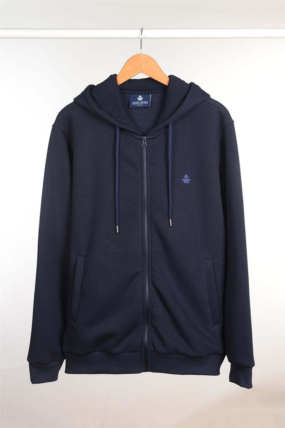 ADAM BOXESFermuarlı Kapüşonlu Sweatshirt Halicarna - Lacivert