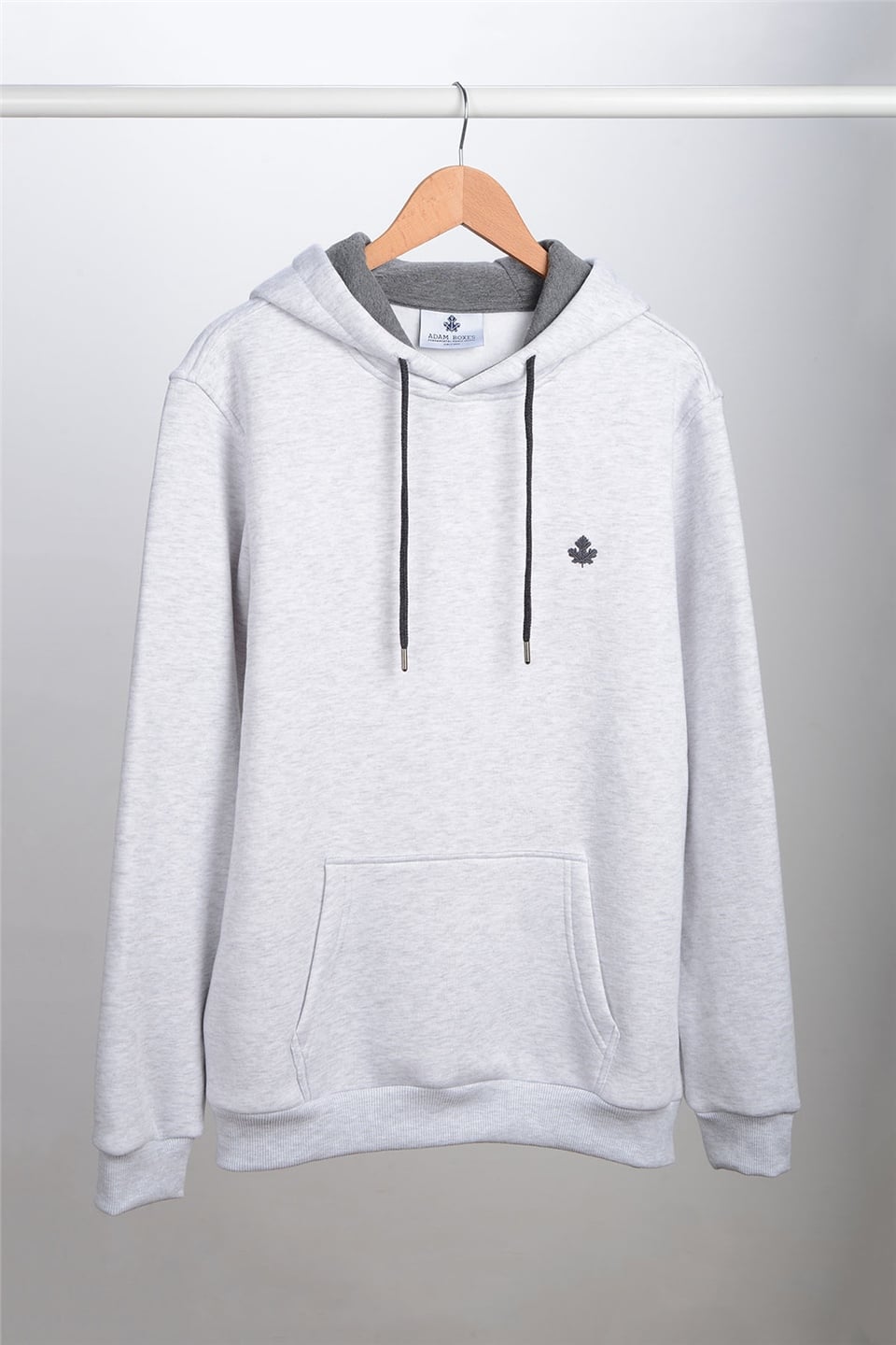 ADAM BOXESKapüşonlu Sweatshirt Siangela - Açık Gri