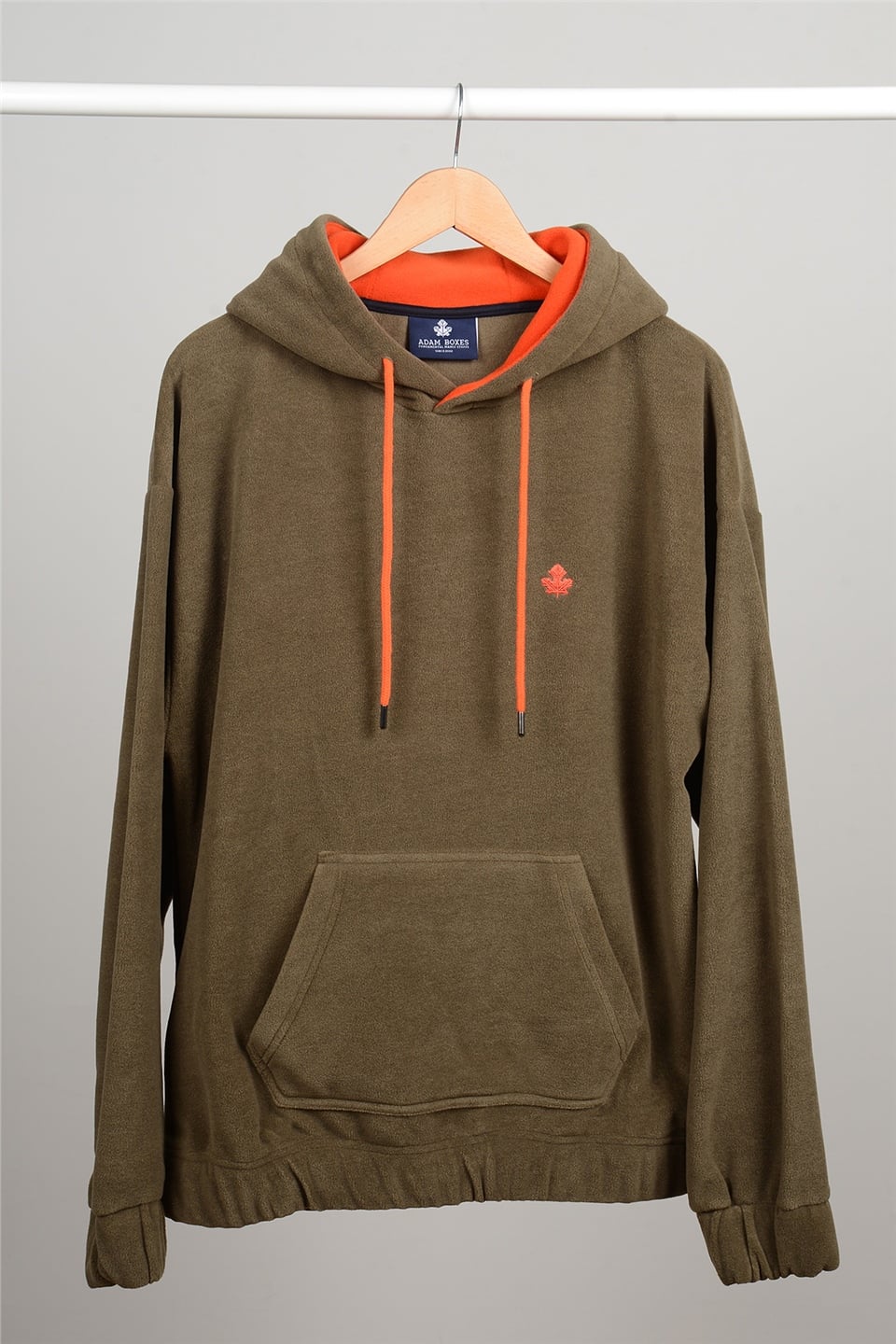 ADAM BOXESOversize Kapüşonlu Polar Sweatshirt Myndo - Haki