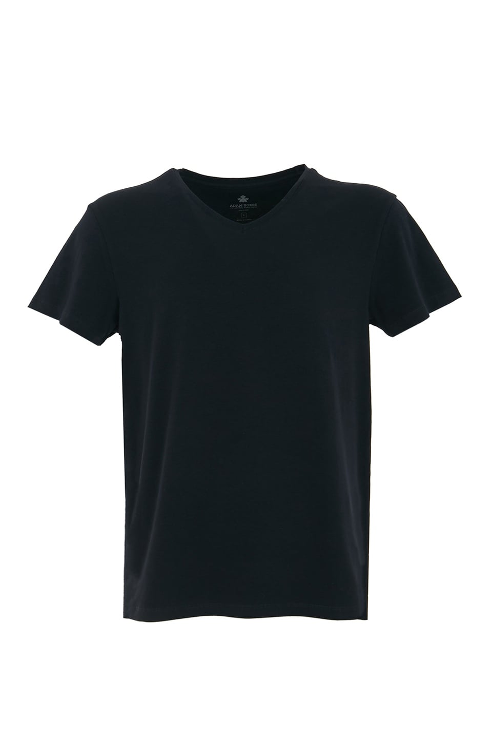 ADAM BOXESV Yaka T-shirt Simplo - Lacivert
