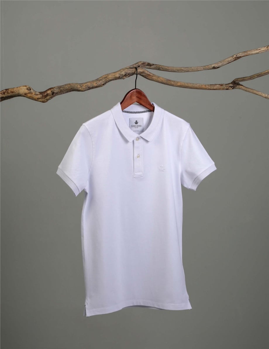 Polo Yaka T-shirt Essential - Beyaz