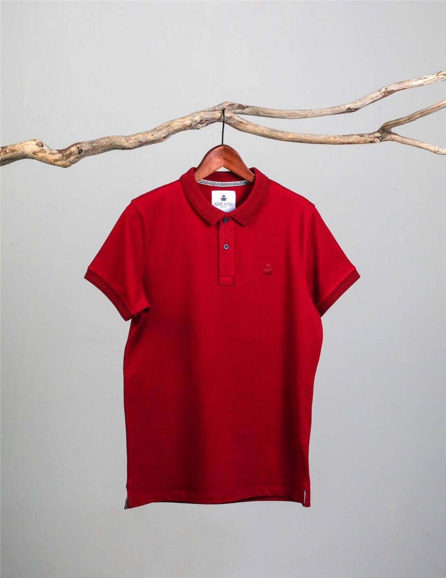 Polo Yaka T-shirt Essential - Bordo