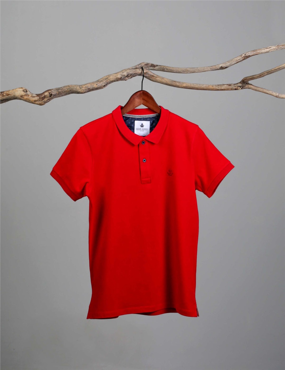 Polo Yaka T-shirt Tune - Kırmızı