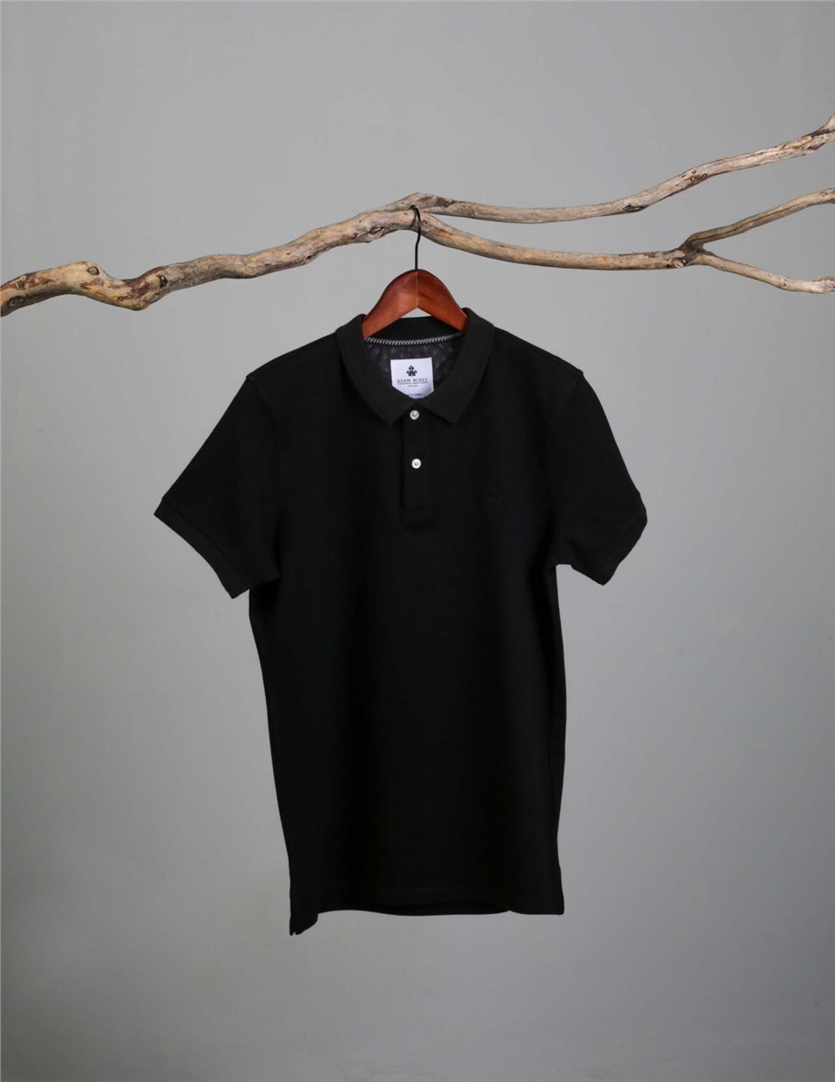 Polo Yaka T-shirt Tune -Siyah