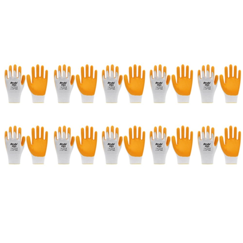 Beybi Pn3 Sarı  Nitril İş Bahçe Eldiveni 10XL x 10