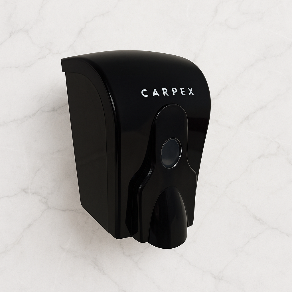 Carpex Nature Plus Manuel Hazneli Köpük Sabun Dispenseri Siyah 1000 ML