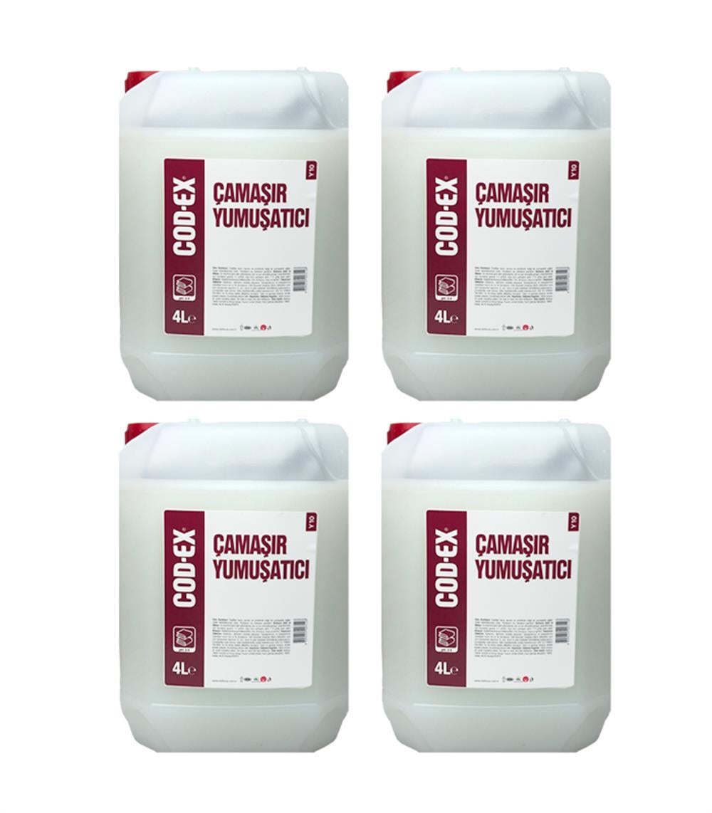 COD-EX Çamaşır Yumuşatıcı 4 L X 4 Adet