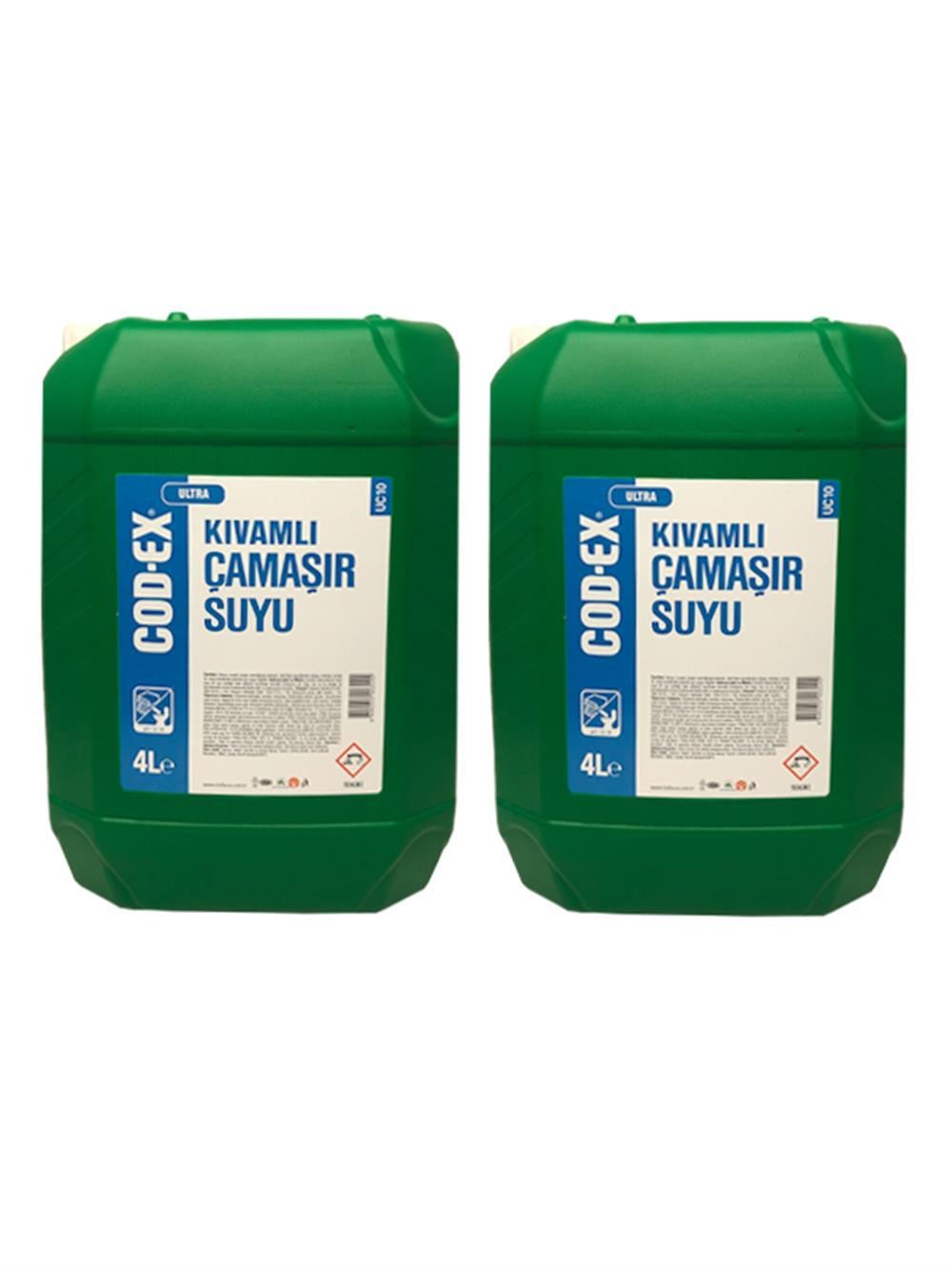 COD-EX Kıvamlı Çamaşır Suyu 4 L X 2 Adet