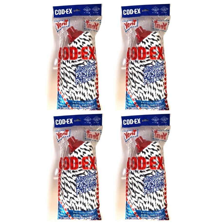 COD-EX Microfiber Paspas Püskülü 4 lü