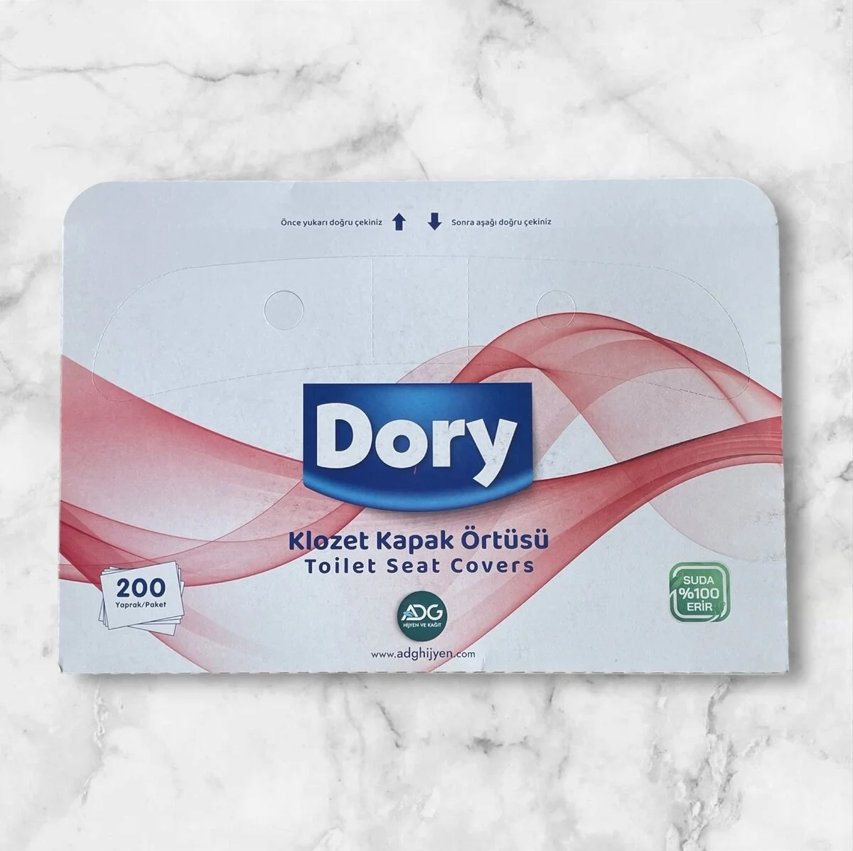 Dory Klozet Kapak Örtüsü 200'lü Paket