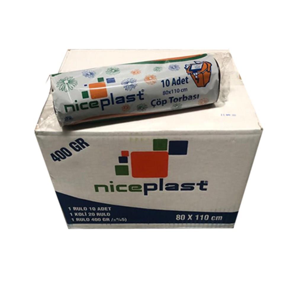 Niceplast Endüstriyel 80x110 cm Çöp Torbası 1 Koli