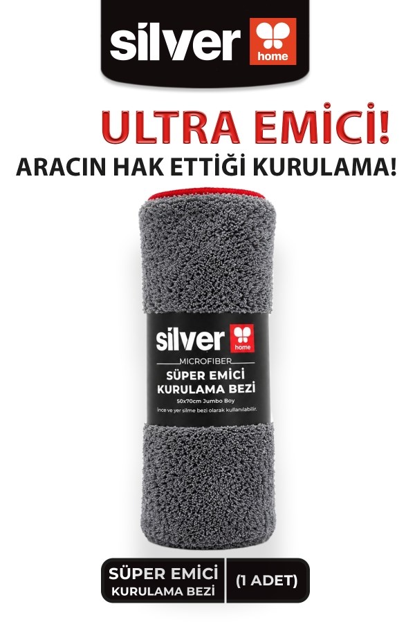 Silver Home Mikrofiber Kurulama Bezi 50x70 cm