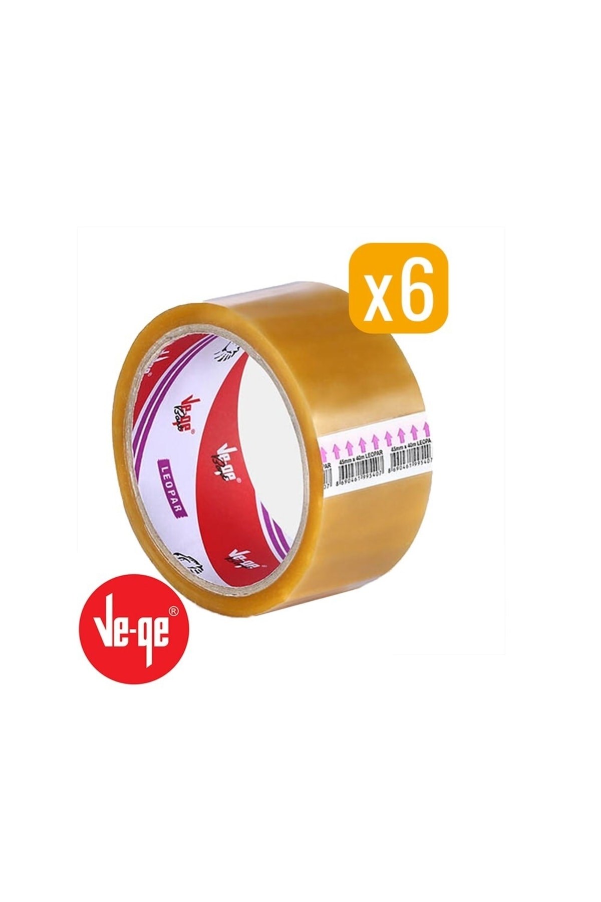 Ve-Ge Leopar Koli Bandı 45 Mm 100 Metre 6 Adet
