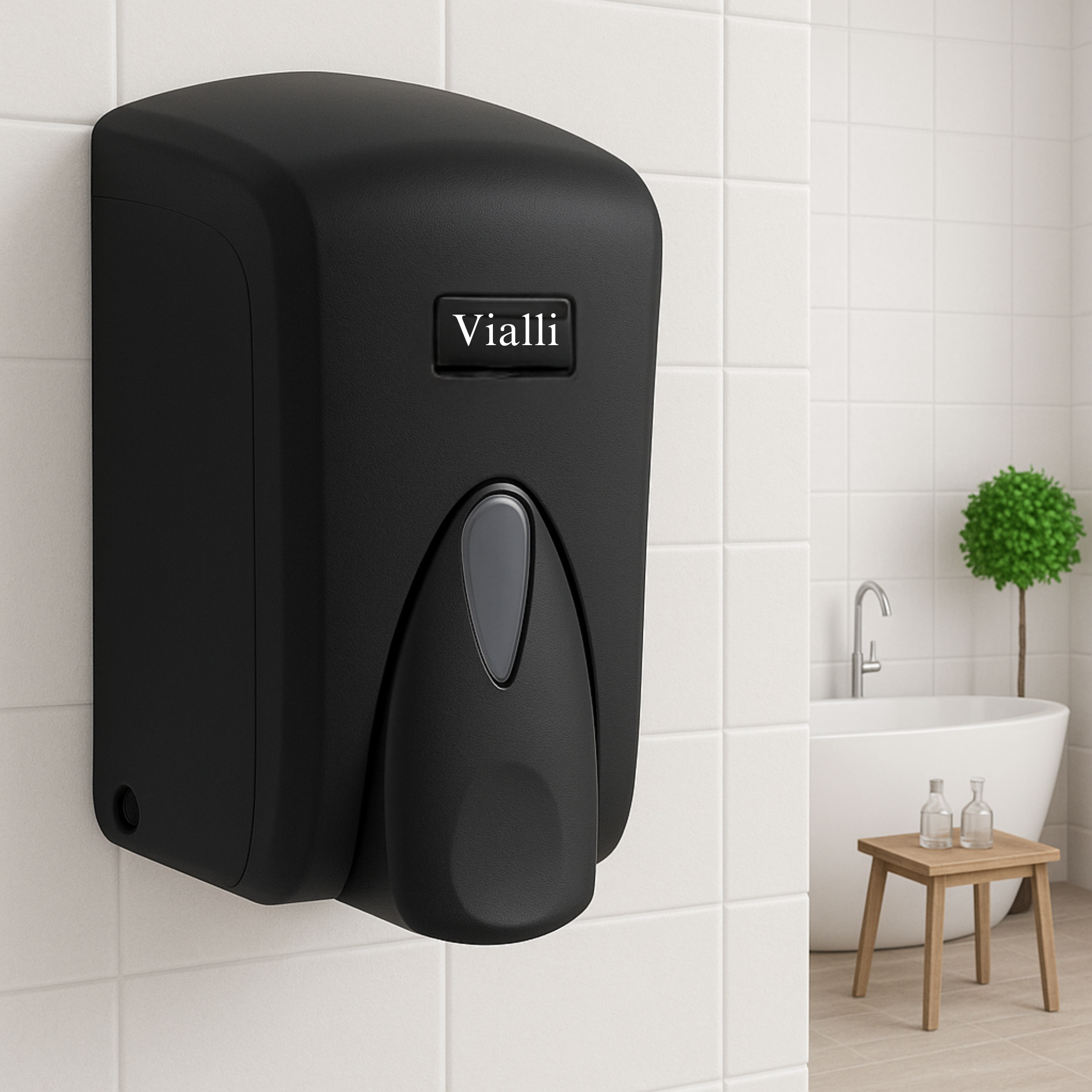 Vialli F6b Köpük Dispenseri 1000 ml Siyah