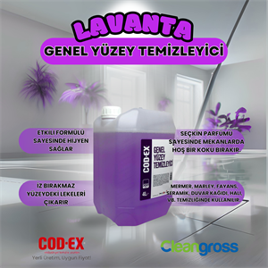 COD-EX Genel Yüzey Temizleyici Lavanta 4 L