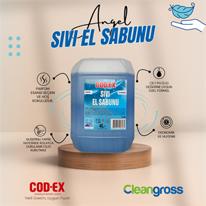 COD-EX Sıvı El Sabunu 4 Litre Angle
