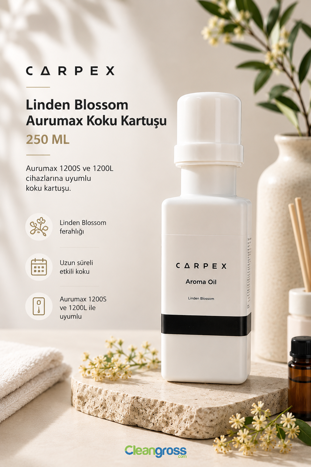 Carpex Linden Blossom Auramax Koku Kartuşu 250 ML