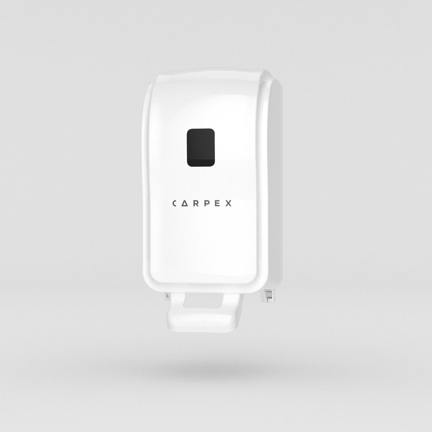 Carpex Optima Mini Manuel Hazneli Sıvı Sabun Dispenseri Beyaz