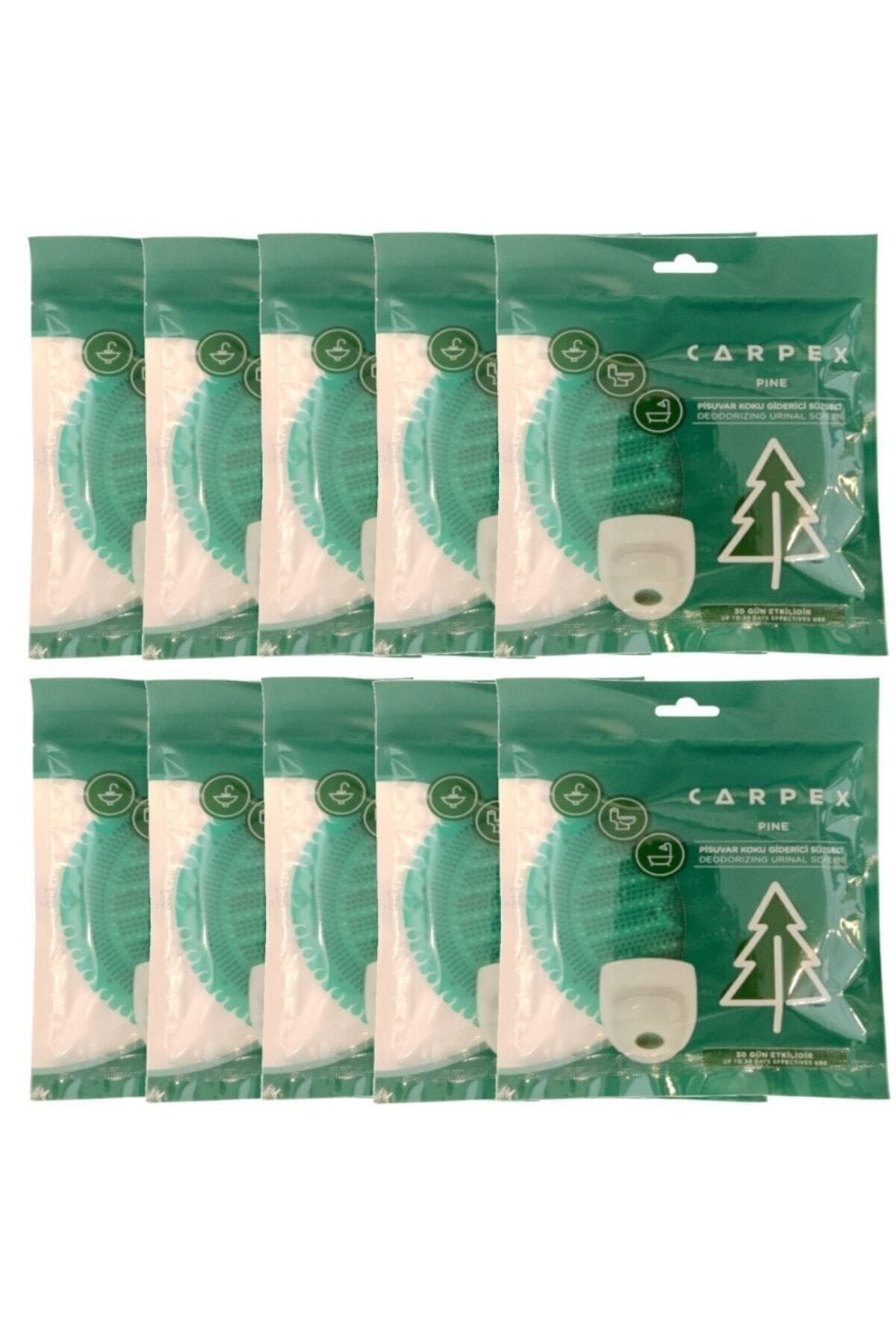 Carpex Pisuvar Koku Giderici Süzgeci Pine Kokulu 10 lu Set
