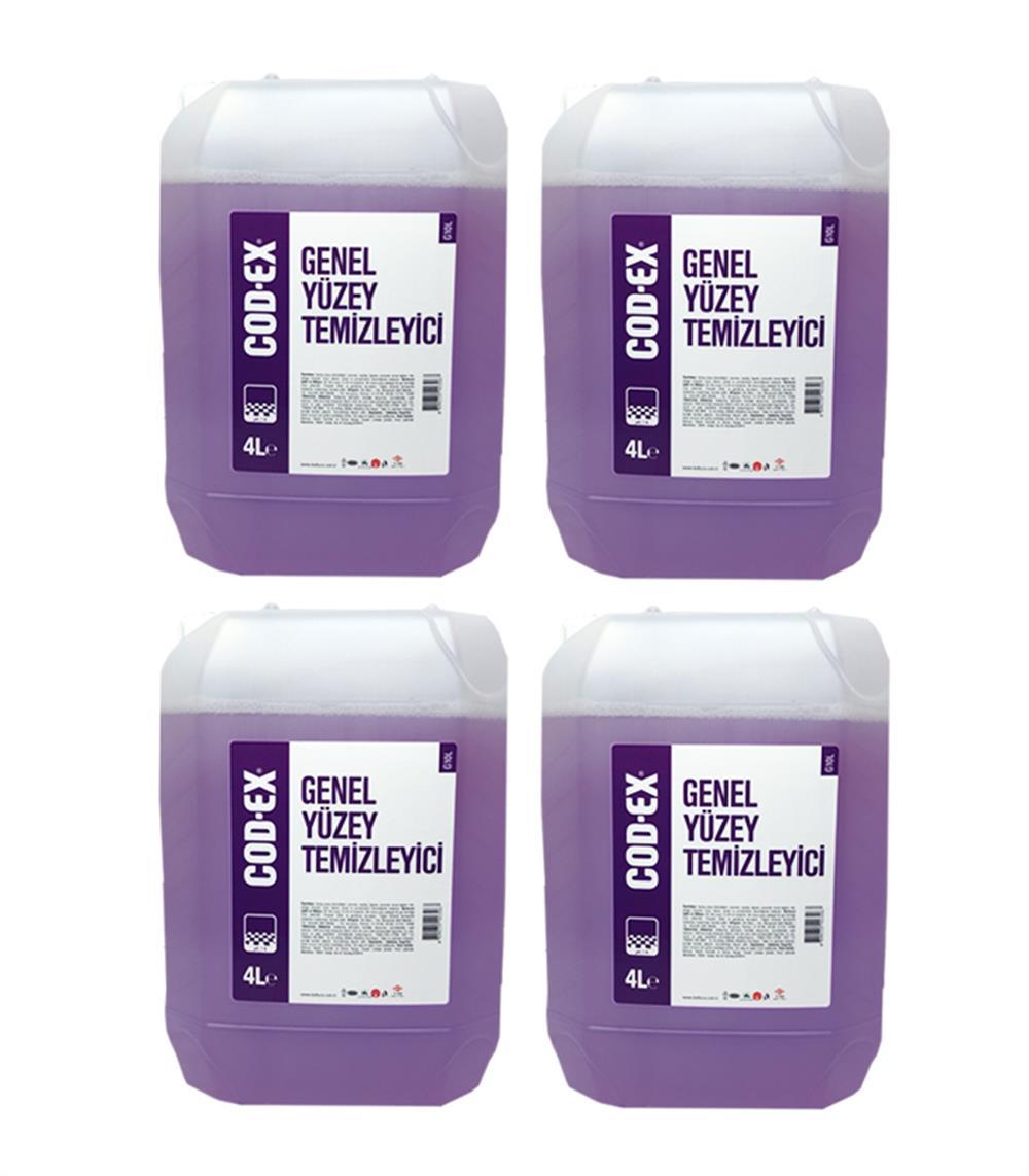 COD-EX Genel Yüzey Temizleyici Lavanta 4L X 4 Adet