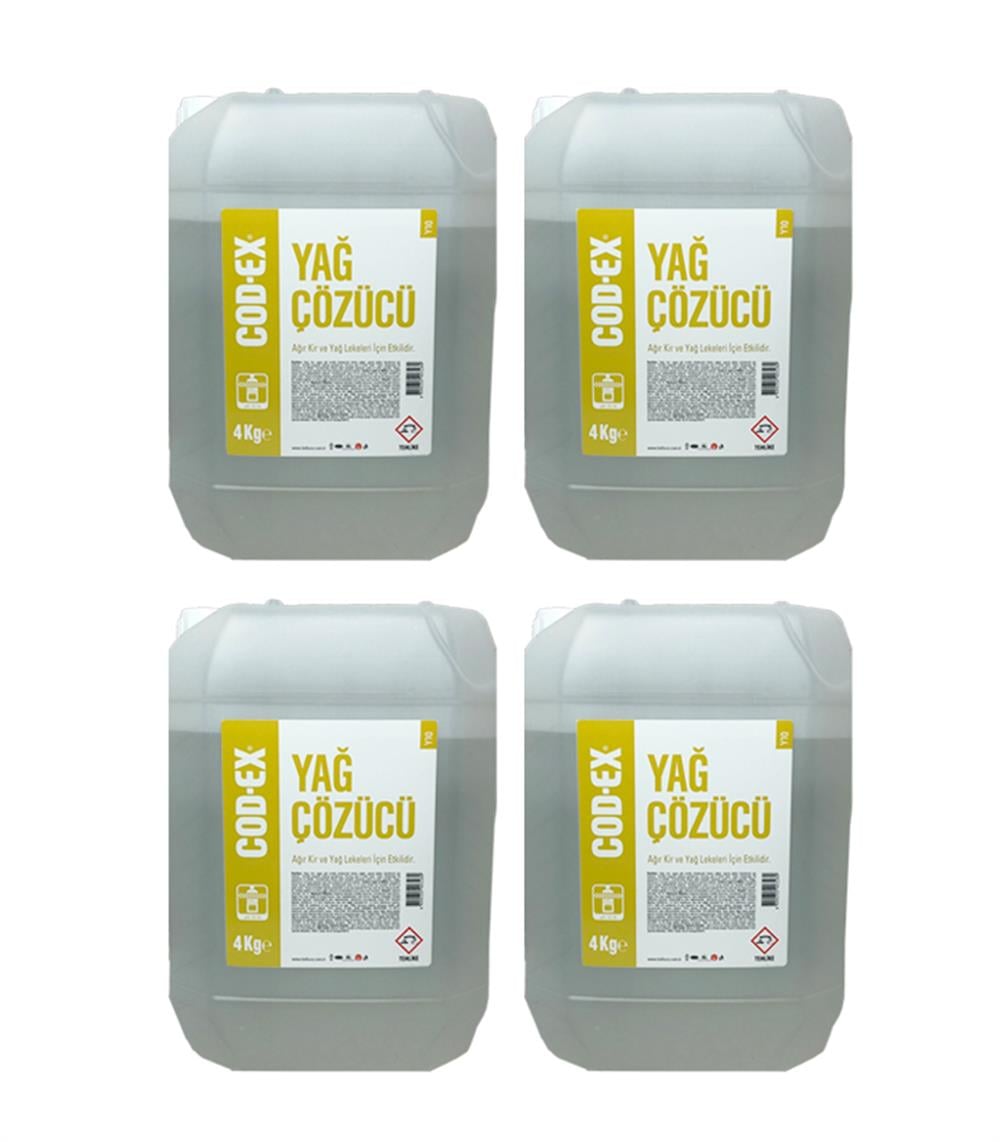COD-EX Yağ Çözücü 4 L X 4 Adet
