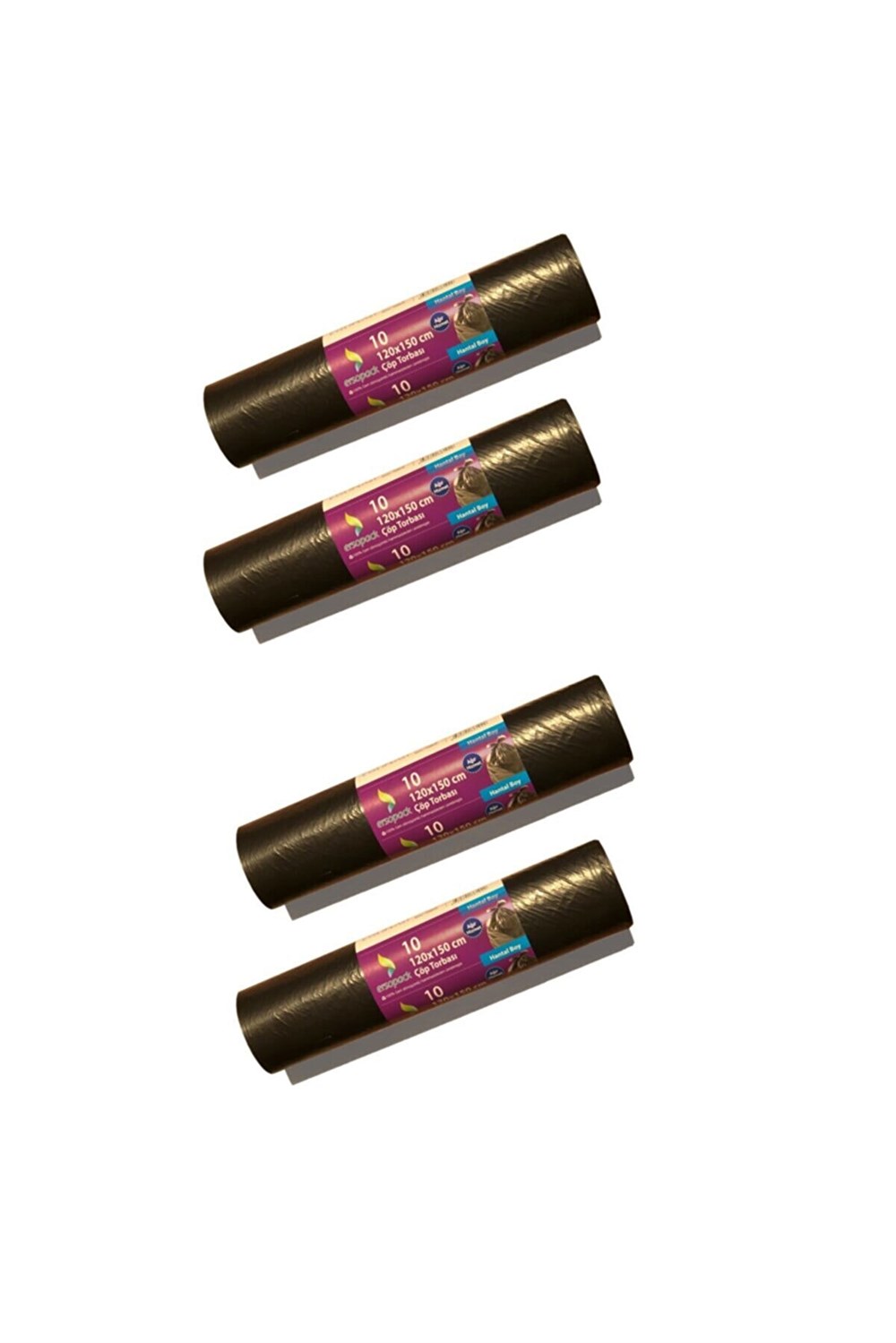 Ersopack Endüst. 120x150cm Çöp Torbası 10x4 Adet