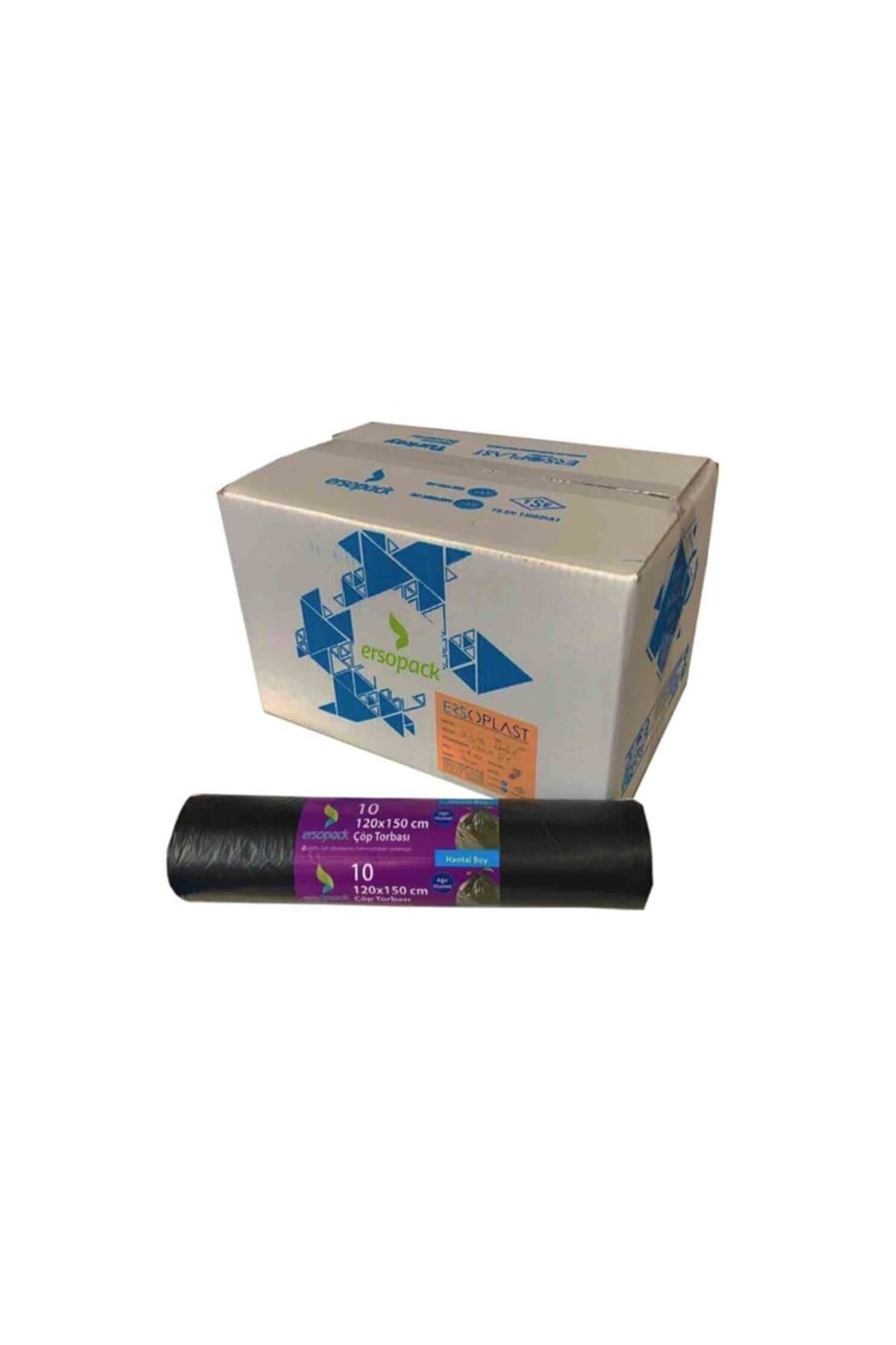 Ersopack Endüstriyel 120x150 Çöp Torbası 1 Koli