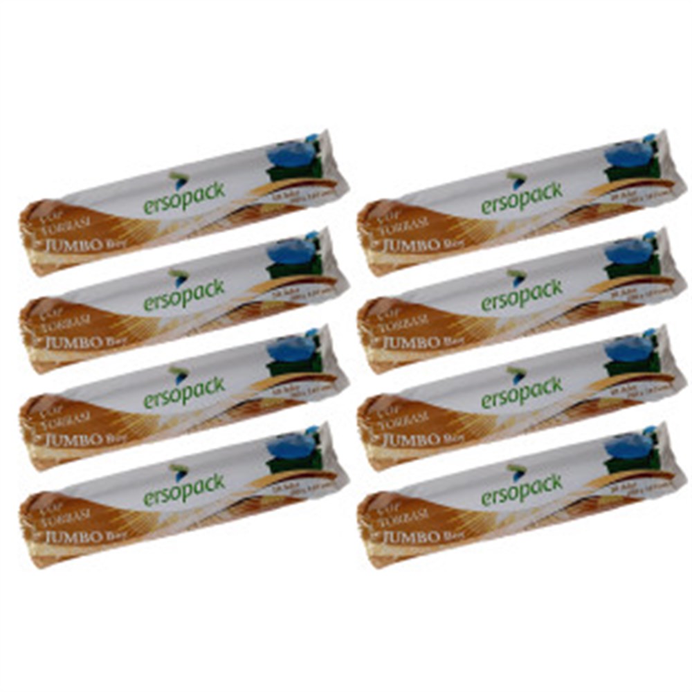 Ersopack Evsel 80x110 Çöp Torbası x 8 Adet