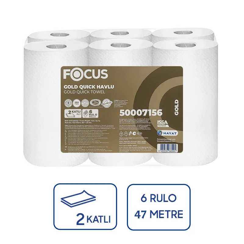 Focus - Gold Quick Havlu 47 Mt. (1*6) 3-kg (50007156)