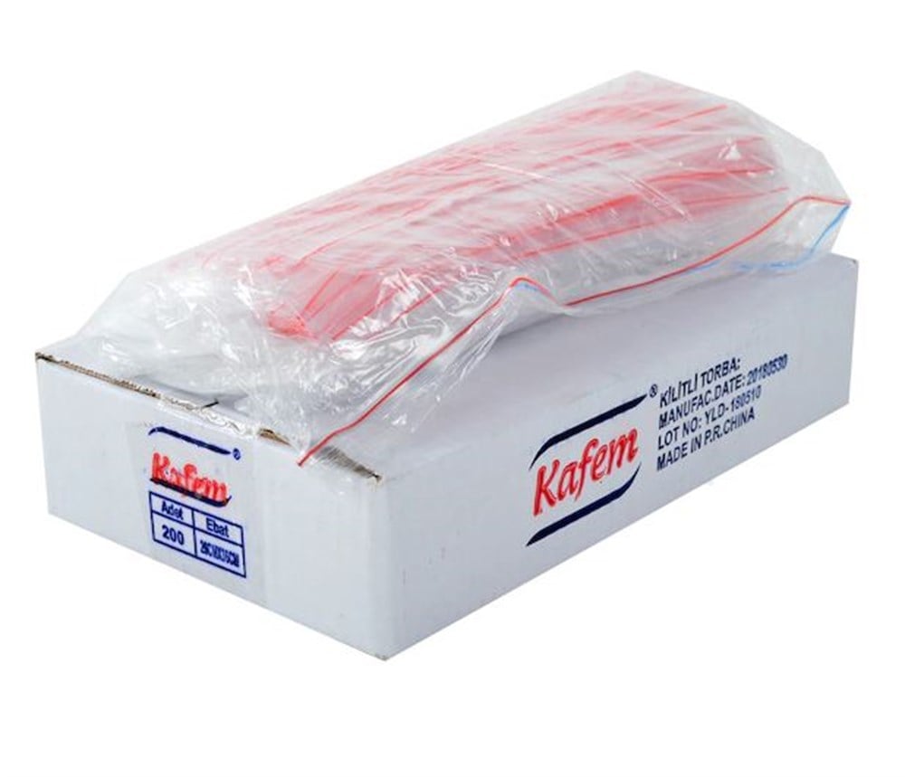 Kafem Kilitli Torba 26x35 cm - 200 Adet
