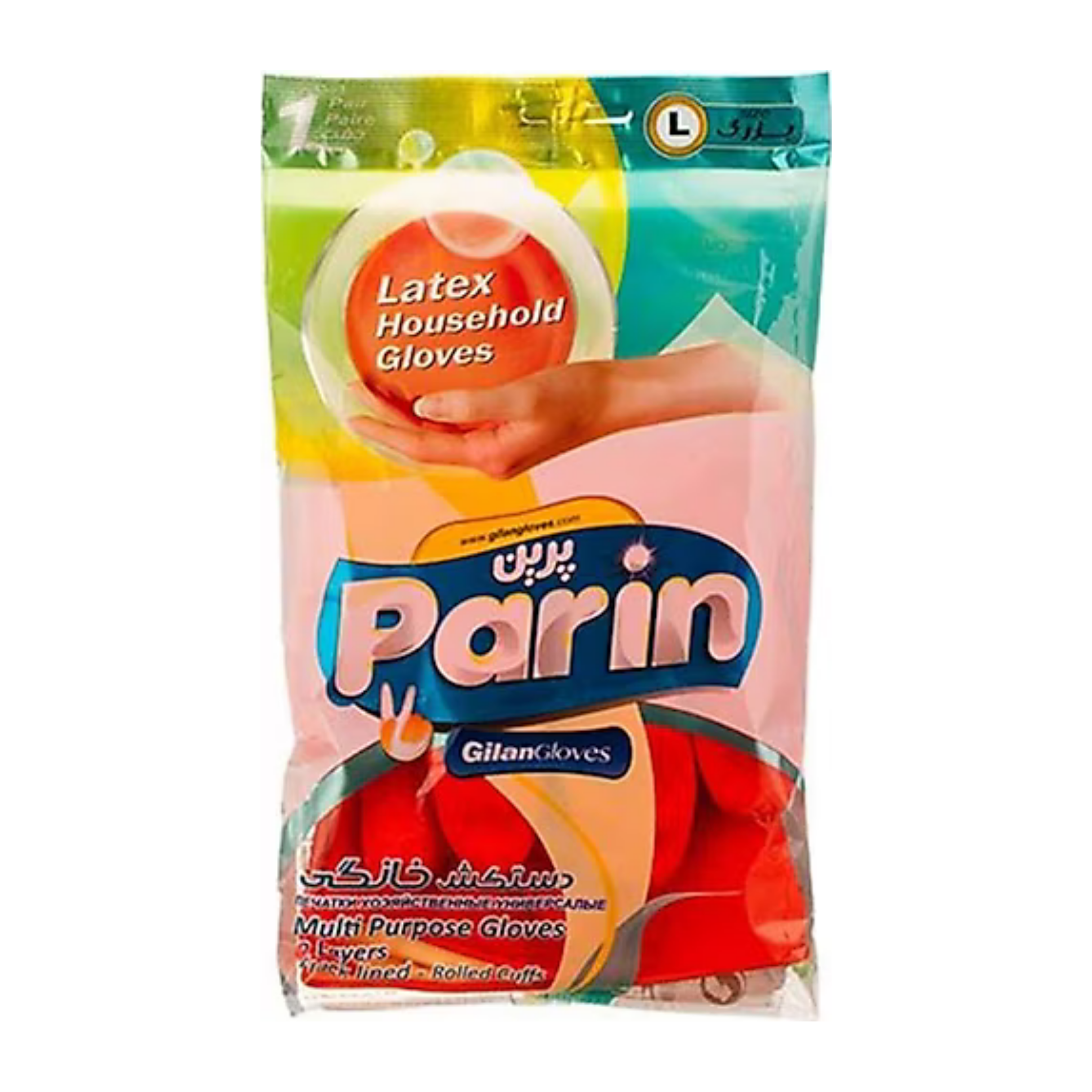 Parin Bulaşık Eldiveni Kırmızı L