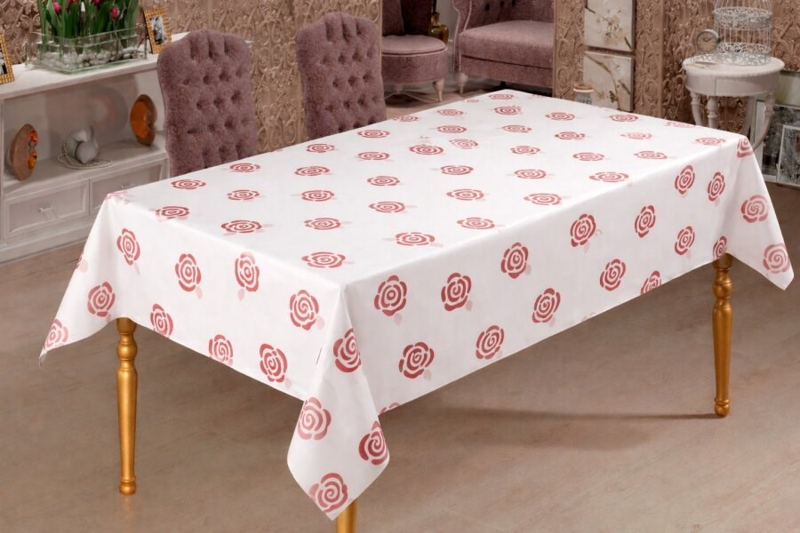 Roll-up Rulo Kağıt Masa Örtüsü Çiçek Desenli 100 x 150cm 16 Yaprak