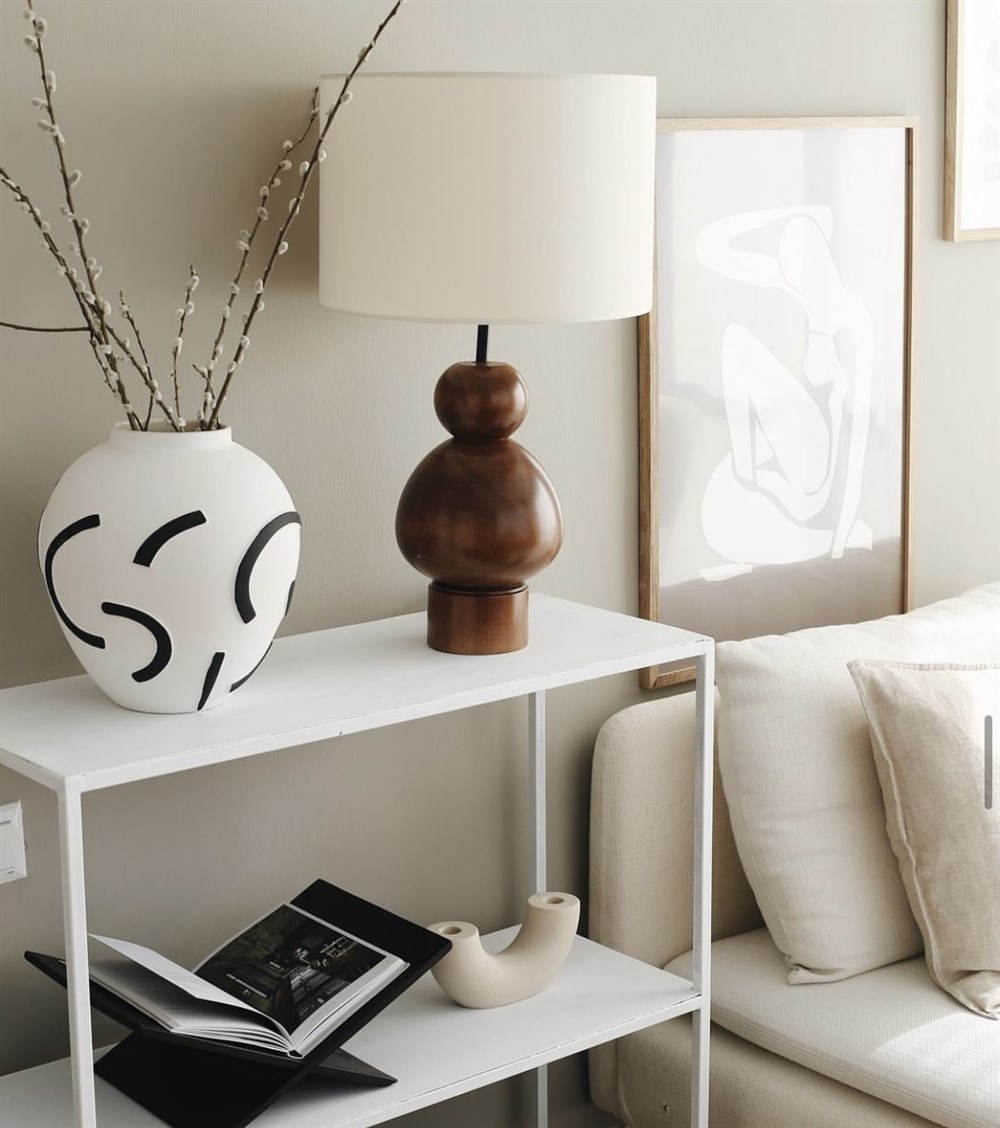 Ceviz Taycan Lamp