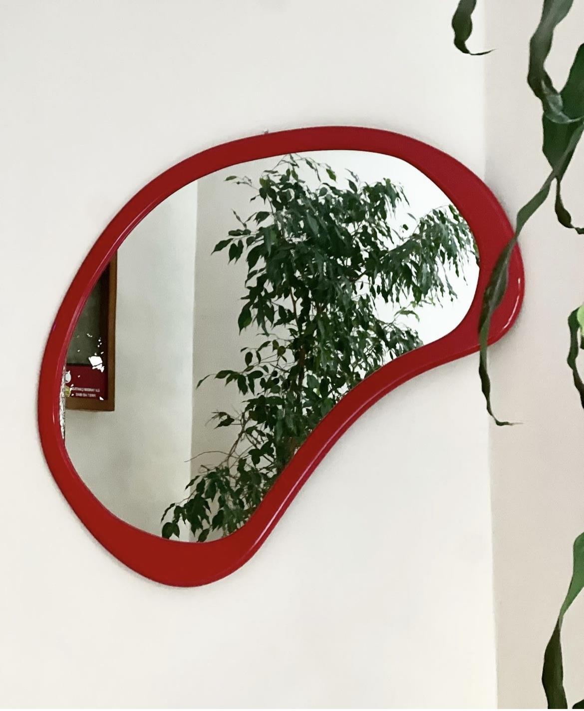 Kırmızı Beany Mirror