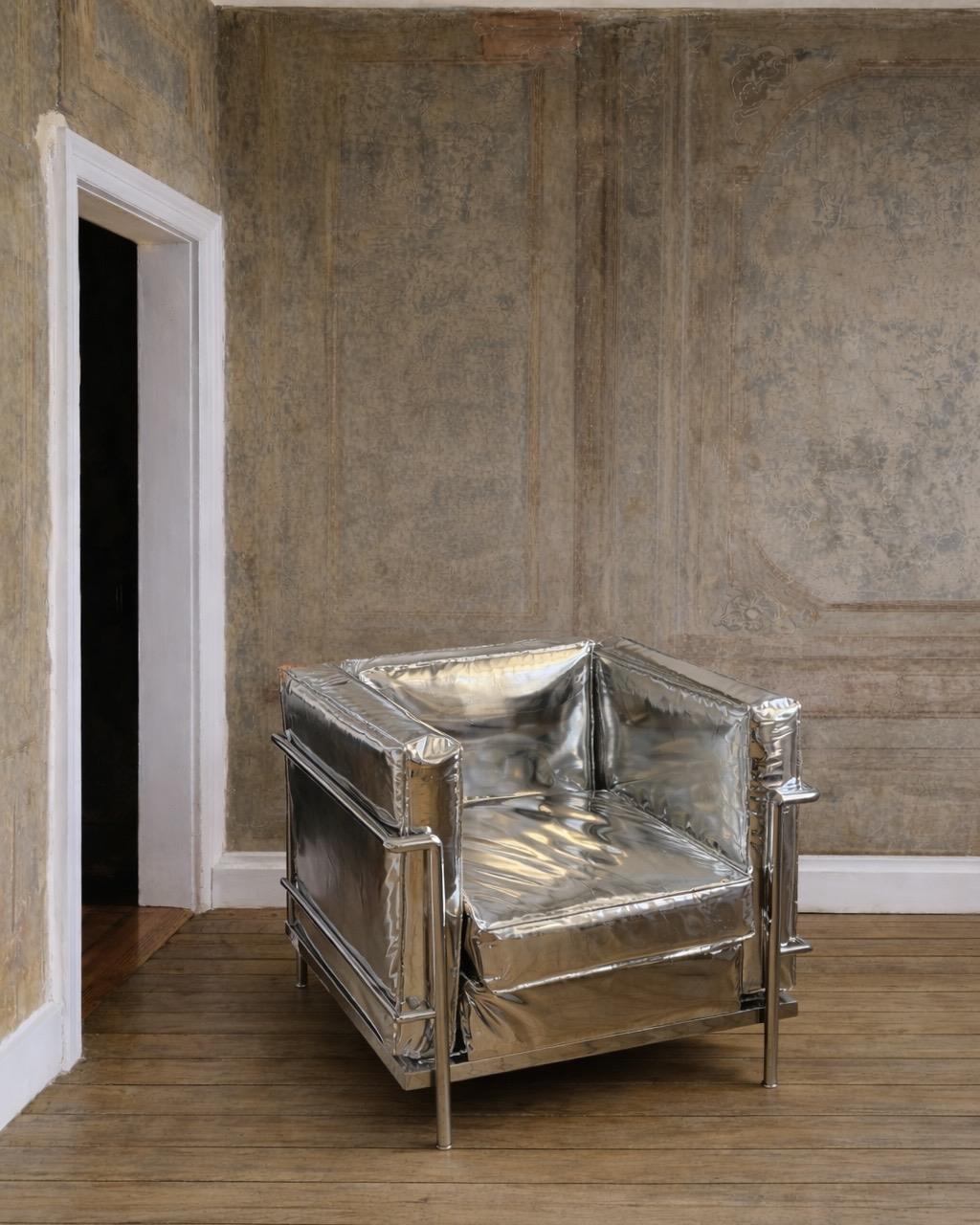 LC 2 deri vintage yenilenmiş berjer 