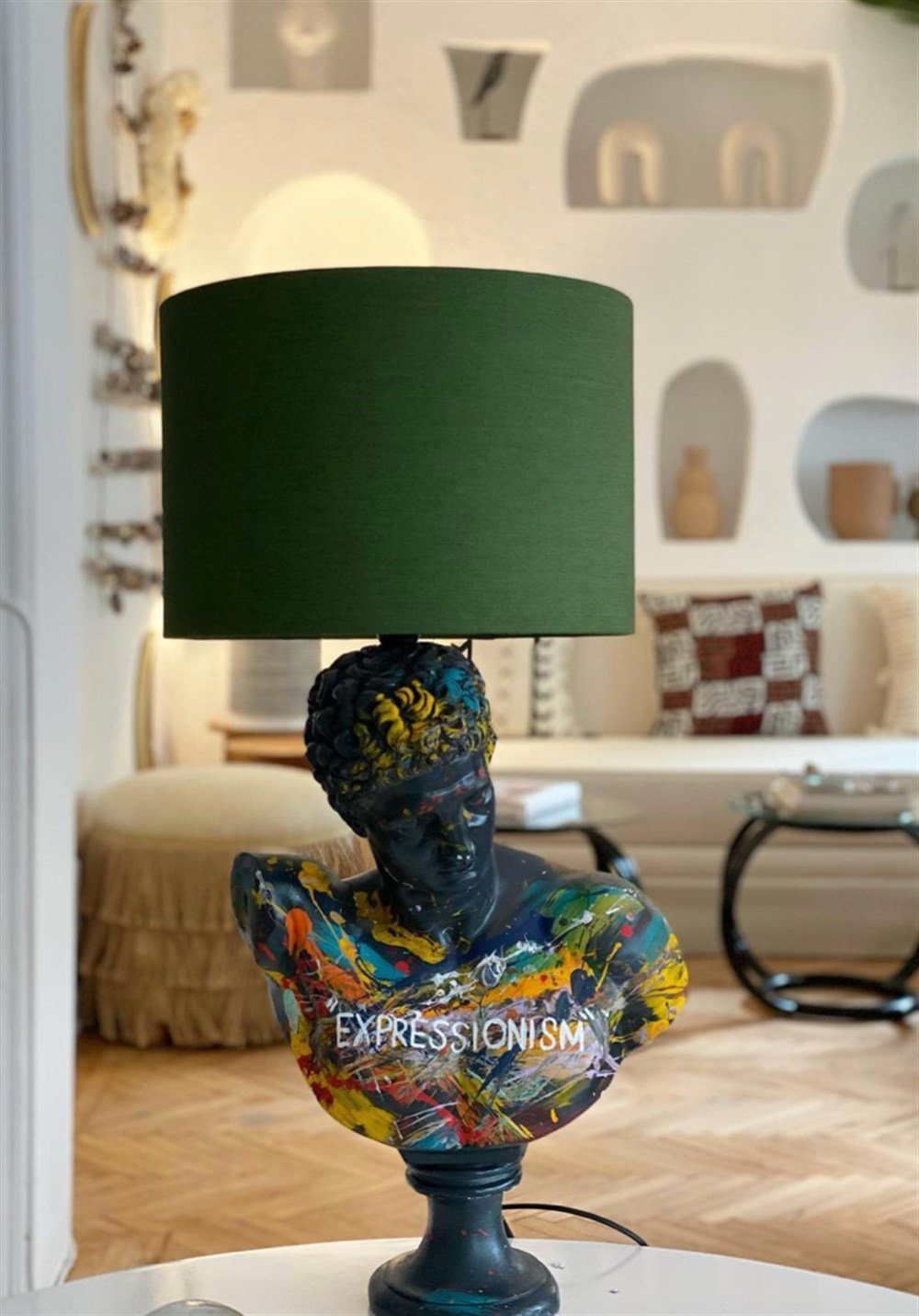 Yeşil Heykel Abajur