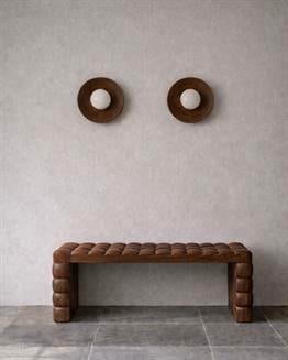 Baklava Ahşap Ceviz Bench