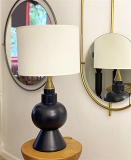 Lacivert Japandi Lamp