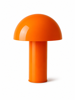 Orange Mushroom Lamp