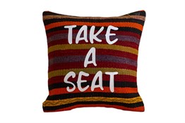 TAGS x TAPIS ''TAKE A SEAT'' kırlent