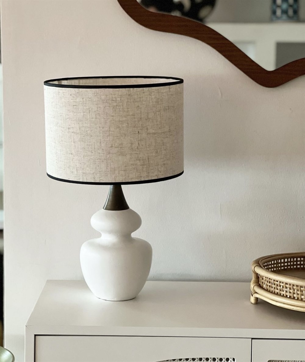 Beyaz Chimpanzee Lamp