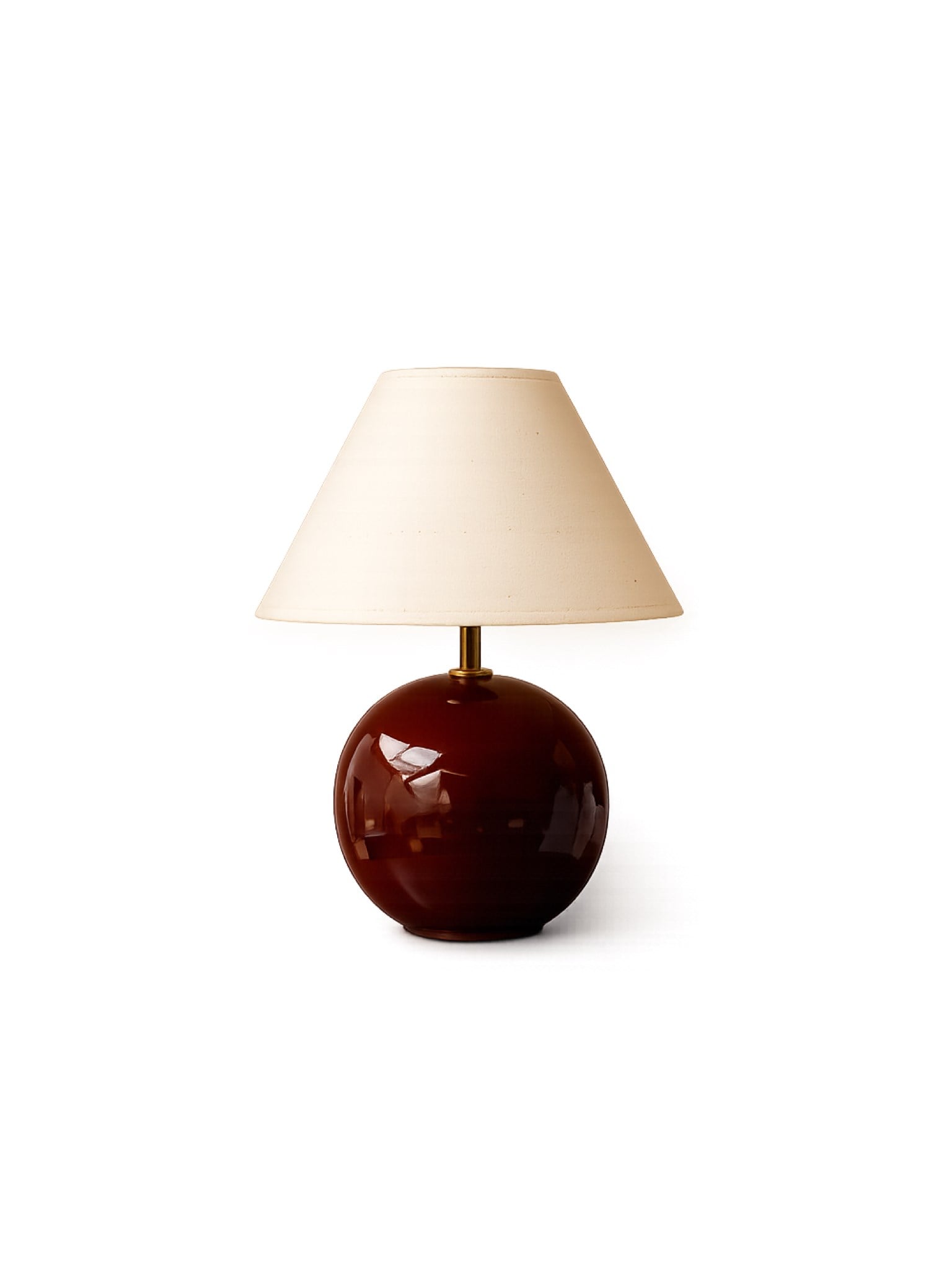 Bordo Ahşap Cherry Abajur