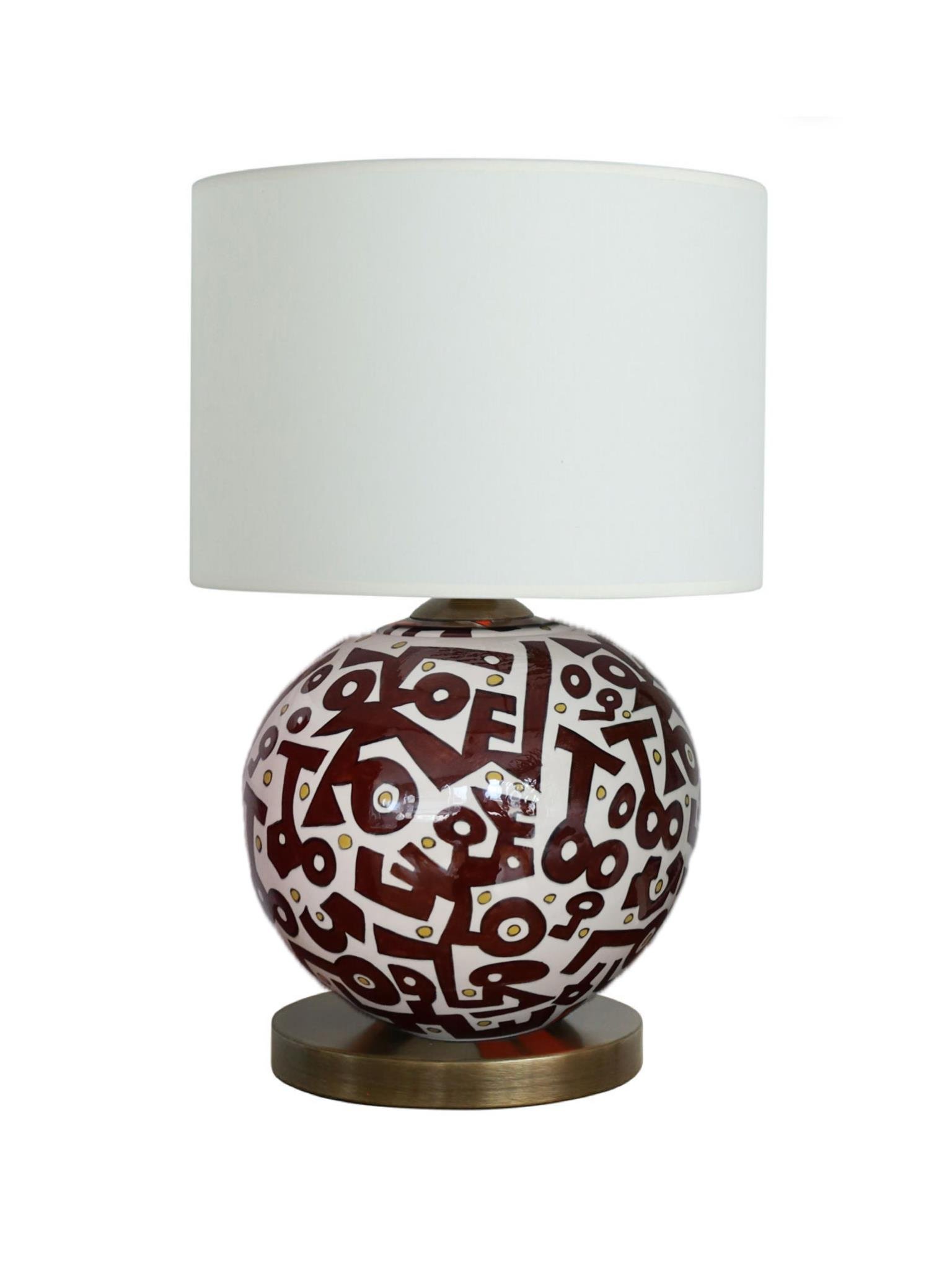 Diane El Yapımı Seramik Abajur