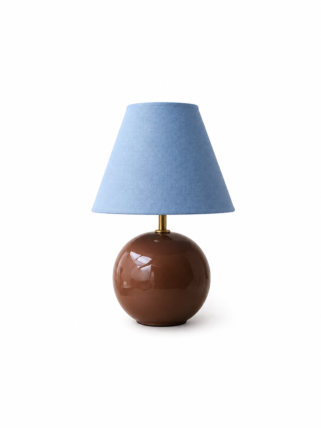 Kahverengi El Yapımı Cherry Abajur