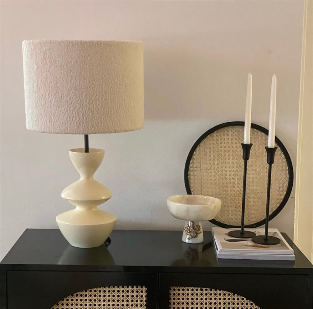 Krem Toty Teddy Lamp