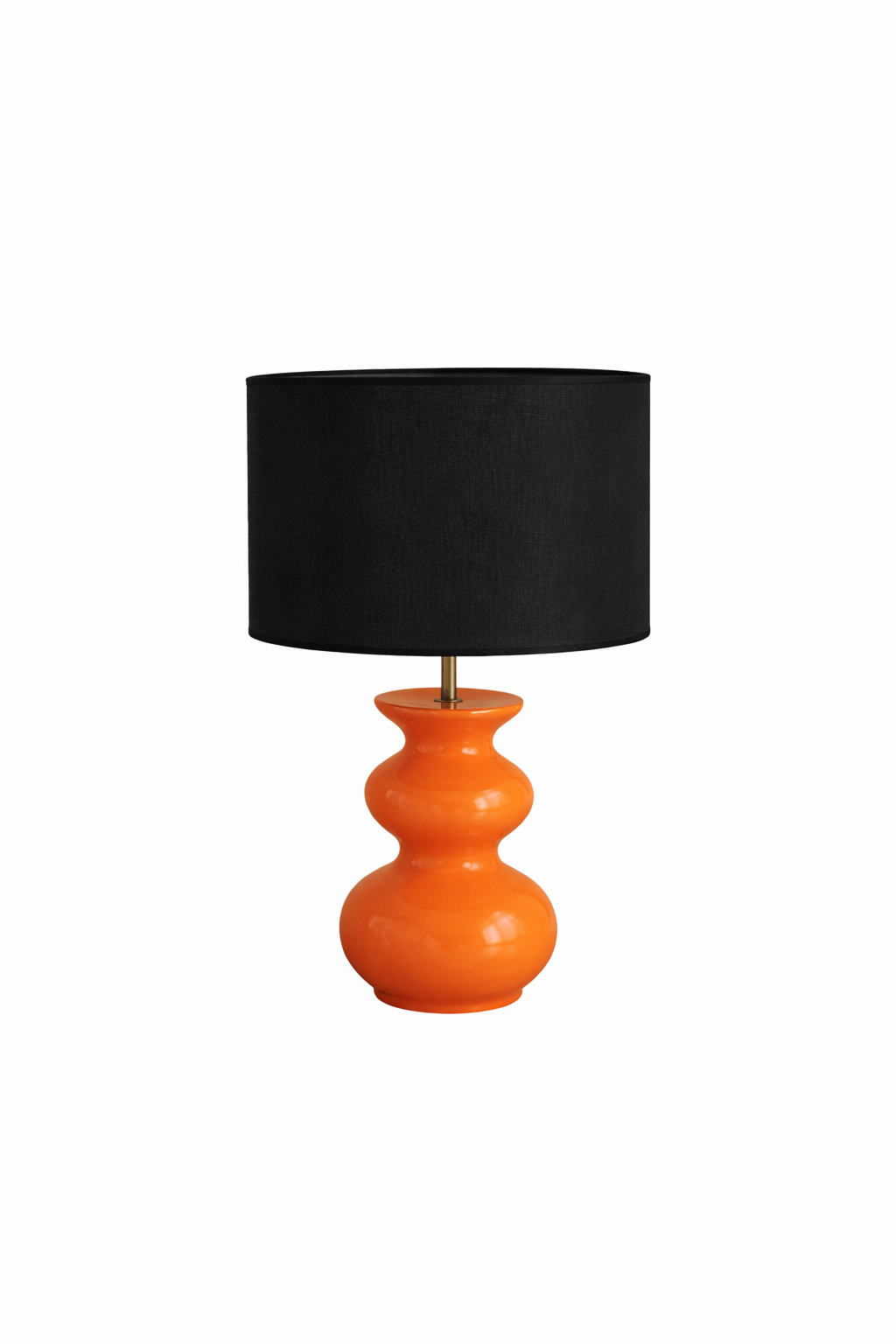 Turuncu Fabian El Yapımı Abajur