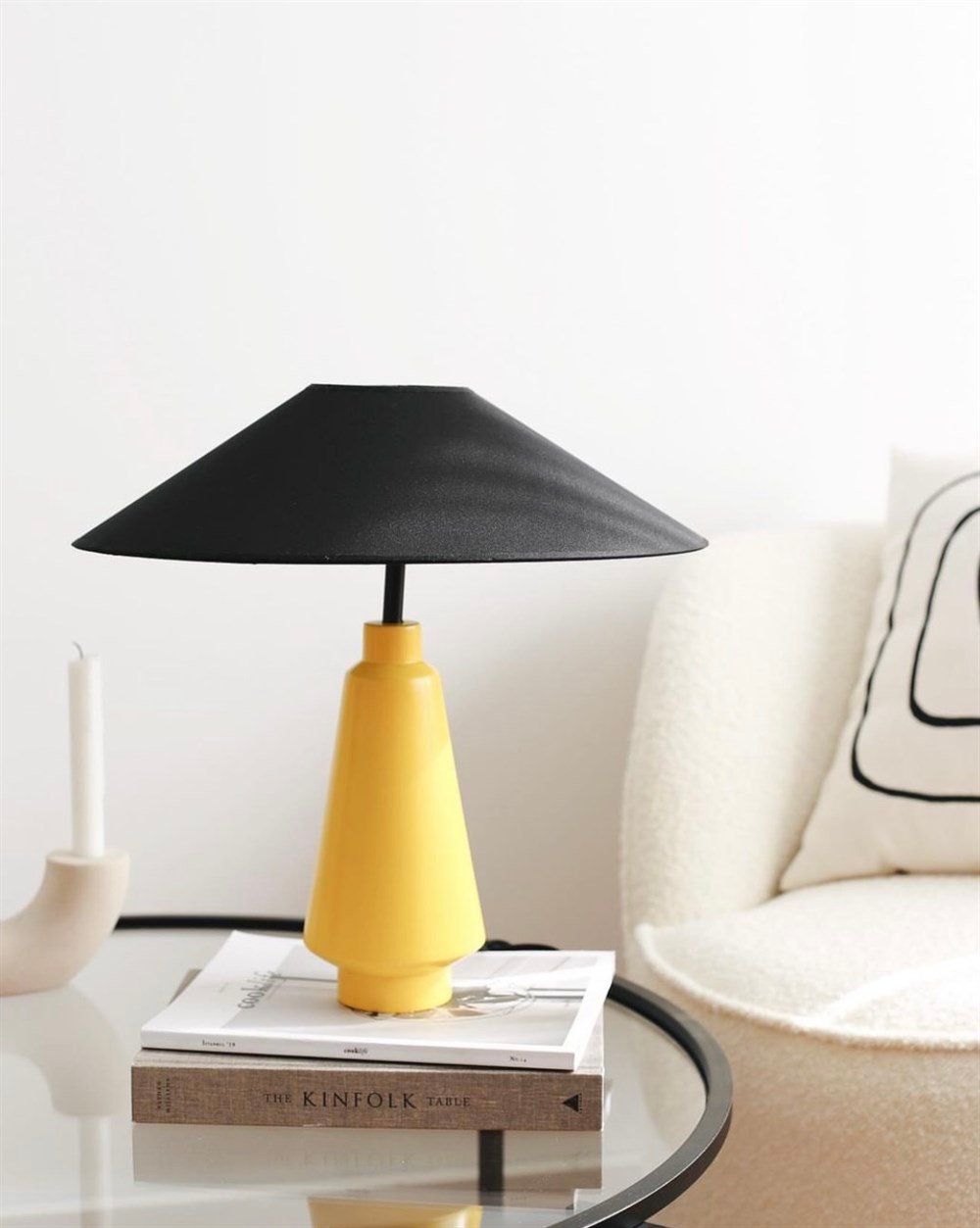 Yellow Gordon Lamp